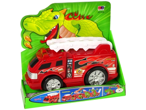 Auto Fire Brigade Transformation Dragon 2in1 Fire Engine