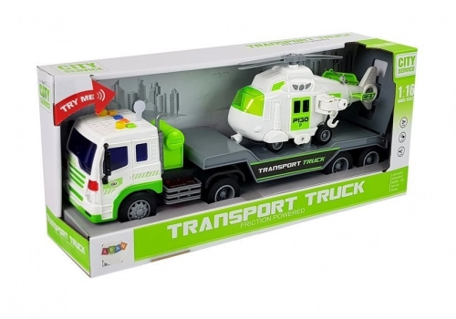 Auto Transporter on Batteries 1:16 with a Helicopter