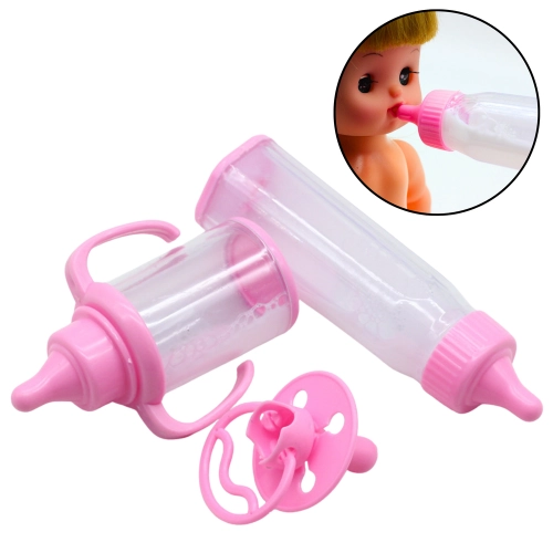 Baby Dolls Bottles Disappearing Milk Pacifier Set