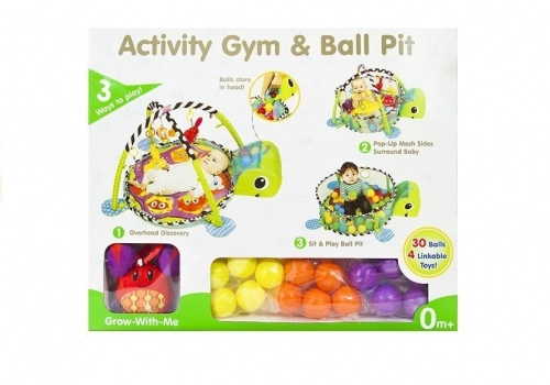 Baby Turtle Educational Mat 3in1 Pool of Balls