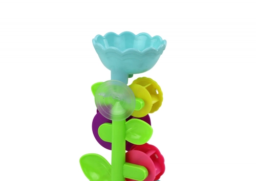 Bath Toy Colorful Flowers Watering Can