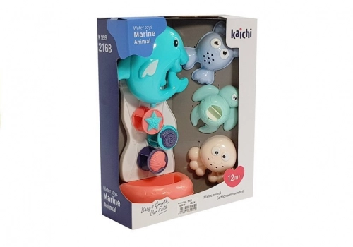 Bath toys sea animals