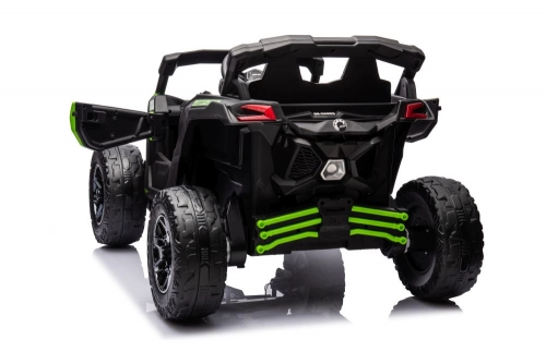 Divvietīgs bērnu elektromobilis Bagijs Can-am DK-CA003 Green Painted