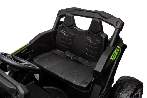Divvietīgs bērnu elektromobilis Bagijs Can-am DK-CA003 Green Painted