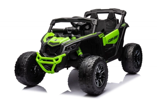 Divvietīgs bērnu elektromobilis Bagijs Can-am DK-CA003 Green Painted