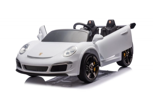 Divvietīgs bērnu elektromobilis S322 White 4x4