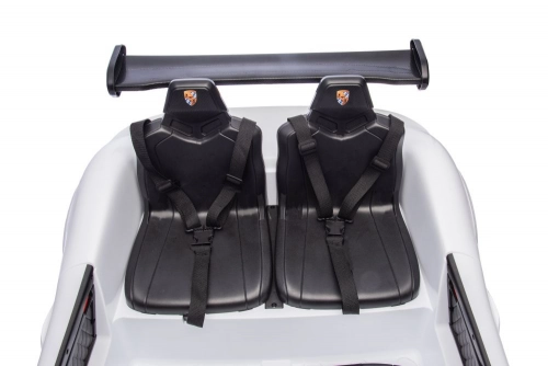 Divvietīgs bērnu elektromobilis S322 White 4x4
