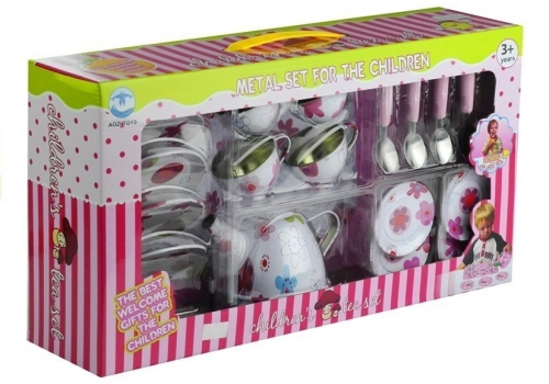 Beautiful Metal Tea Service Kitchen Set