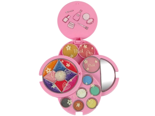 Beauty Set Round Palette Gloss Pink