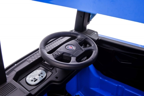 Bērnu elektriskā smagā mašīna Scania 500R HL698 Blue