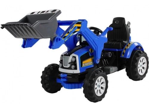Bērnu elektriskais traktors ar kausu Blue