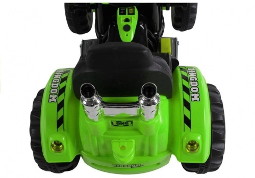 Bērnu elektriskais traktors ar kausu Green