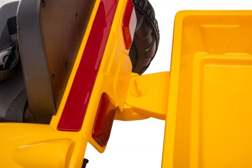 Bērnu elektriskais traktors ar piekabi S617 Yellow