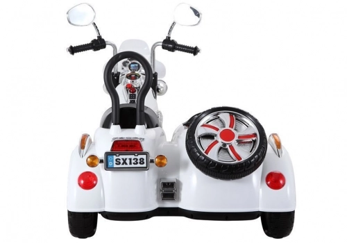 Детский электромотоцикл SX138 White