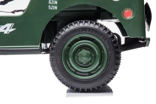 Bērnu elektroauto JH-103 Army Green 4x4