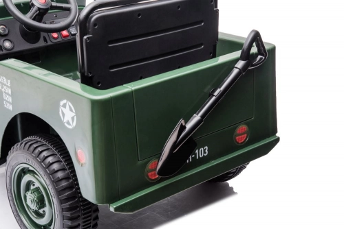 Bērnu elektroauto JH-103 Army Green 4x4