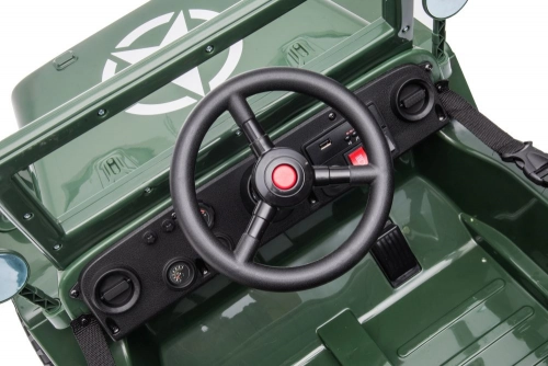Bērnu elektroauto JH-103 Army Green 4x4