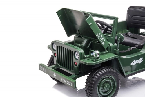 Bērnu elektroauto JH-103 Army Green 4x4
