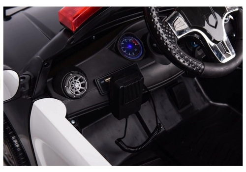 Детский электромобиль Police White