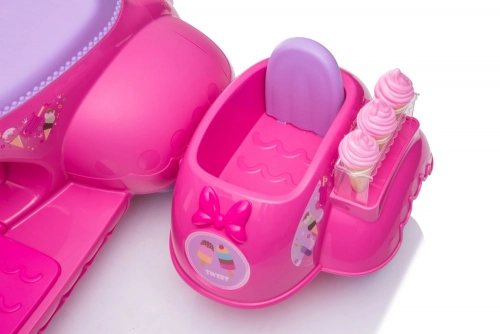 Детский трицикл на аккумуляторе Ice Cream Shop JT5258 Pink