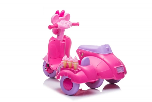 Детский трицикл на аккумуляторе Ice Cream Shop JT5258 Pink
