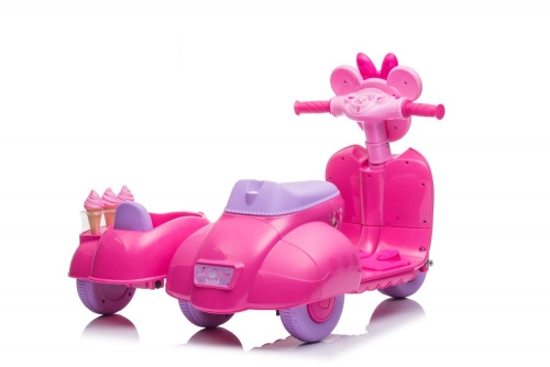 Детский трицикл на аккумуляторе Ice Cream Shop JT5258 Pink