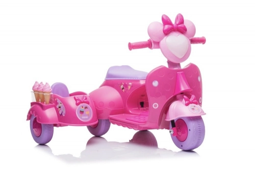 Детский трицикл на аккумуляторе Ice Cream Shop JT5258 Pink