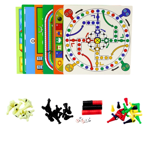 Big Games Set 18 Gameboards Chess Manji Draughts
