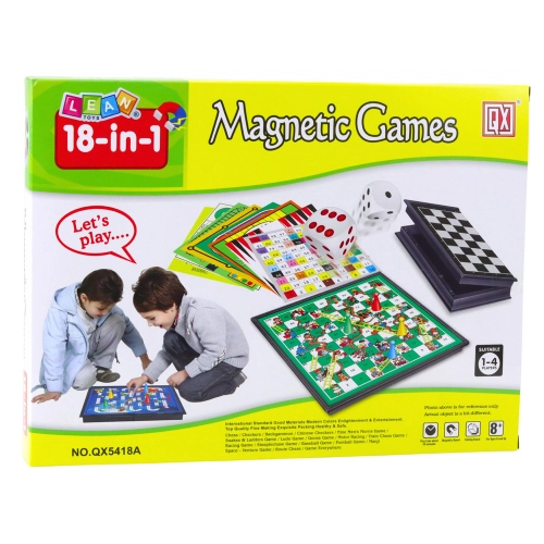 Big Games Set 18 Gameboards Chess Manji Draughts