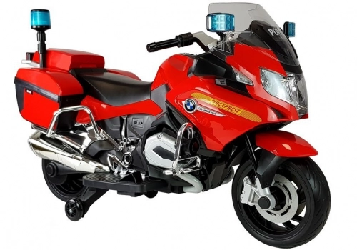 Bērnu elektriskais motocikls BMW R1200 Police Red