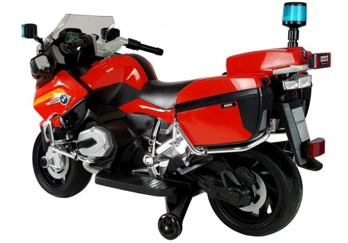 Bērnu elektriskais motocikls BMW R1200 Police Red