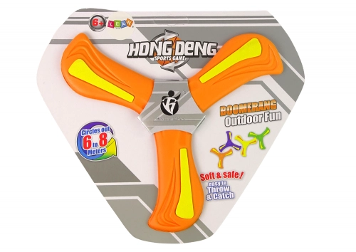 Boomerang Flying Disc Thrower Orange For Kids