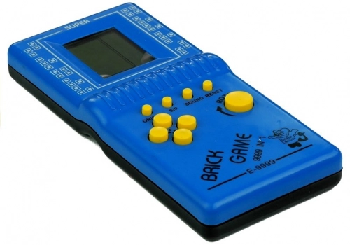 Brick Game Electronic Portable Blue