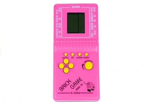 Brick Game Electronic Portable Pink