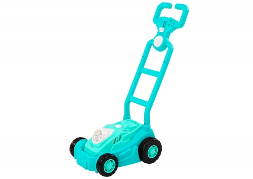 Bubble Machine Ride-on Lawn Mower with Handle Blue
