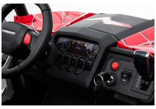 Divvietīgs bērnu elektromobilis Bagijs XMX603 Red Painted