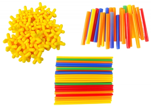 Building Blocks Construction Sticks Straws Set