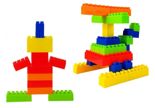 Building Blocks in a Jar 35 cm car 205 bricks