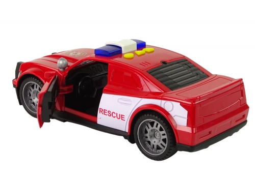 Car Fire Department 1:14 Lights Sounds Red