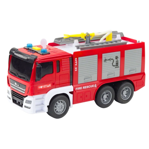 Car Fire Truck Vehicle With Drive Water Lights Sound