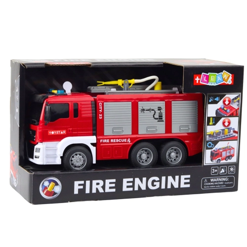 Car Fire Truck Vehicle With Drive Water Lights Sound