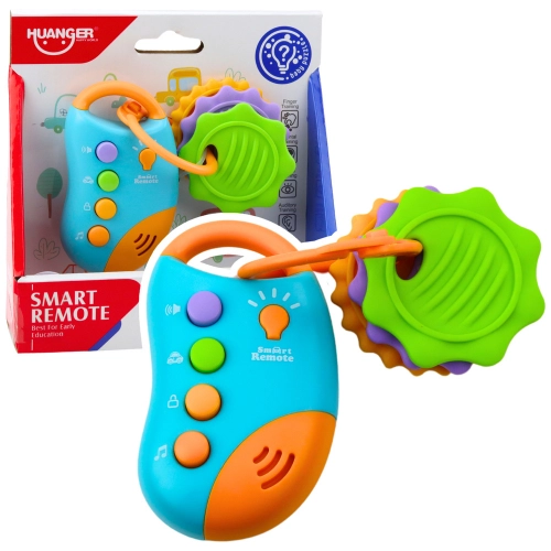 Car Keys Interactive Remote Control With Teethers For Toddlers Lights Sounds