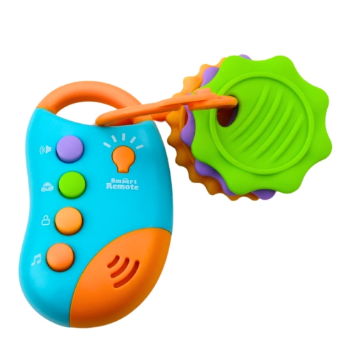 Car Keys Interactive Remote Control With Teethers For Toddlers Lights Sounds