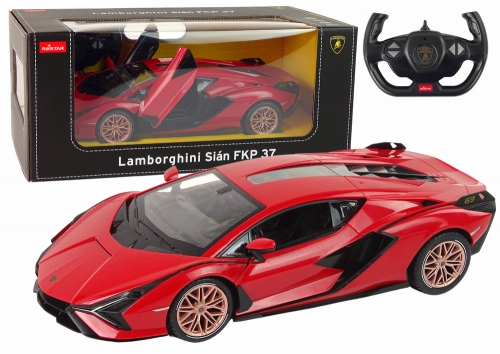 Car R/C Lamborghini Sian FKP 37 Rastar 1:14 Red with Remote Control