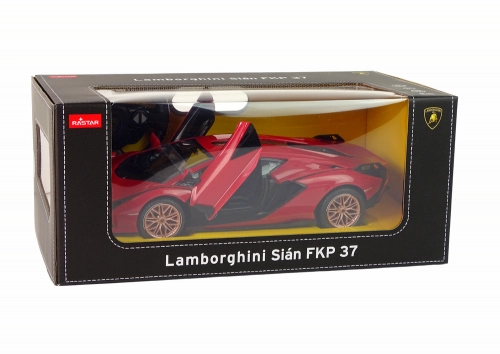 Car R/C Lamborghini Sian FKP 37 Rastar 1:14 Red with Remote Control