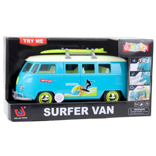 Car Surfer Van Bus Surfboard Lights Sounds Turquoise