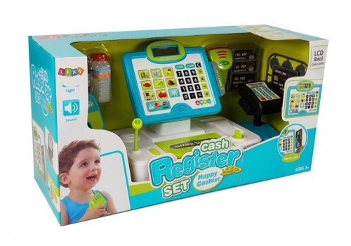 Cash register touch scale card reader