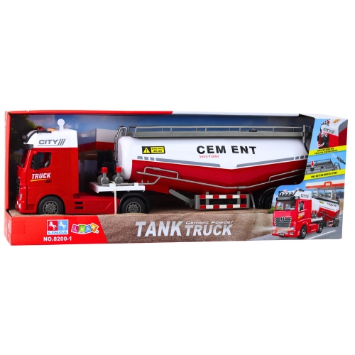 Cement Tanker Truck with Water Pouring Function, Lights and Sounds