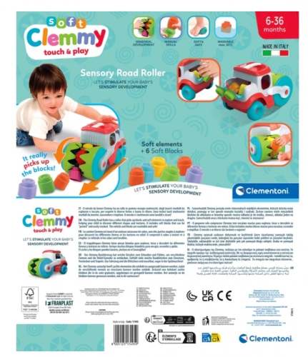 Clemmy Sensory Roller Shape Sorter Clementoni 17495