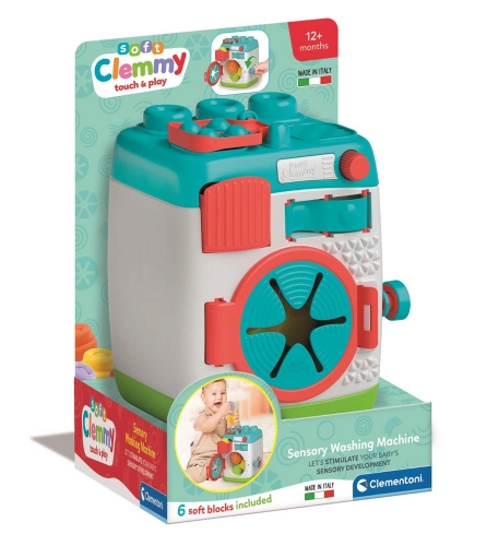 Clemmy Sensory Washing Machine & Block Sorter Clementoni 17582